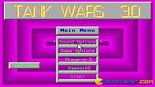 Tank Wars 3.0 gameplay (PC Game, 1990)