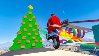 AGUJEROS CON SORPRESAS ESPECIAL NAVIDAD!! PAPA NOEL ME AYUDA! - GTA 5 ONLINE