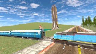 Franklin Fight Old Train Vs New Train ll Indian Bike Driving 3d