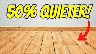 Cheap Budget Soundproofing Floors for $50!