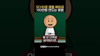 SCHD로 매월 배당금 100만원 받으려면 얼마가 필요할까