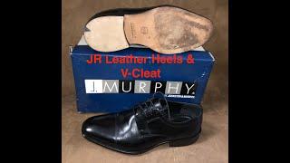 Johnston & Murphy Shoes get a JR leather Heel V-Cleat