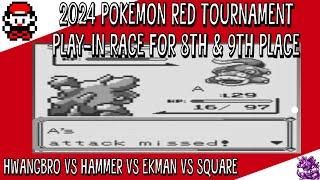 Pokemon Red 2024 Tournament - Play-In Race for Semifinals - hwangbro vs Hammer vs Ekman vs Square