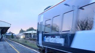 GBRF 66735 + 66701 + 66752 Convoy, 0M65 @ Andover - 1/3/20