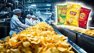 Inside Lay's LARGEST Fresh Potato Chips Factory | INSANE Lay's Factory Journey