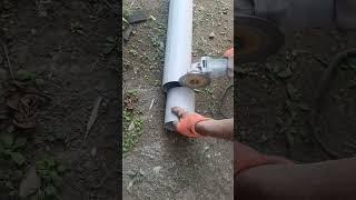 pvc pipe cutting tips and trick \ idea cute \ pipe best tarika \ How to cutting pipe easy way #short