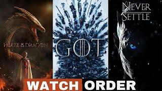 How to Watch Game of Thrones Series Complete in Best Order