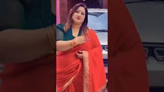 Natural Beautiful Plus Size Aunty Saree Reels️️ #chubbyaunty #auntylove #shorts
