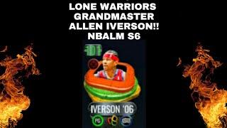 This Allen Iverson is a must get!Free 101 Allen Iverson Lone Warriors Grandmaster Gameplay|NBALM S6