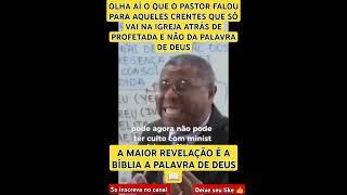 OLHA O QUE O PASTOR FALOU PRA QUEM VAI NA IGREJA ATRÁS DE PROFETADA