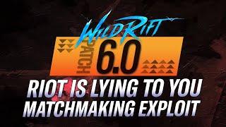 RIOT IS LYING TO YOU! RANK 1 VS BOTS! MASSIVE MATCHMAKING EXPLOIT | RiftGuides | WildRift