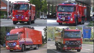 Mega Brandweer Compilatie - 3 jaar Brandweer Midden- en West-Brabant!