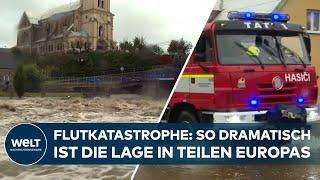 HOCHWASSER-ALARM IN EUROPA: So dramatisch ist die Lage in den Nachbarländern von Deutschland