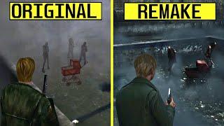 Silent Hill 2 (TPP Camera / HD Textures / 60 FPS Patch) Original vs Remake Early Graphics Comparison