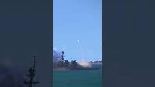 Moments Russian Warship Hit by Tomahawk Missile #shorts #shortvideo #arma3