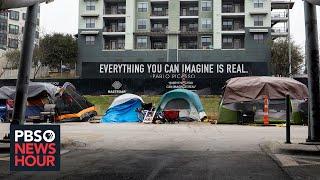 Texas' homeless struggle as public camping is criminalized