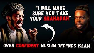 Arrogant & Over-confident Muslim Defends Muhammed & Islam | Godlogic