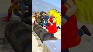 Superman vs Superhero Treadmill Run Challenge #shorts #superhero #challenge