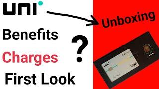 UNI credit card Unboxing | UNI Card benefits |