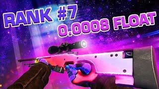 CSGO AWP FADE 0.0008 WORLD's 7