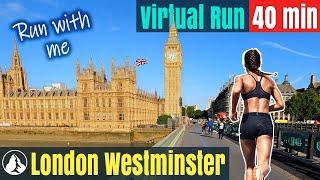 2022 London Westminster Tour | Top 10 Places | Running Video for Treadmill Training, Virtual Run #28