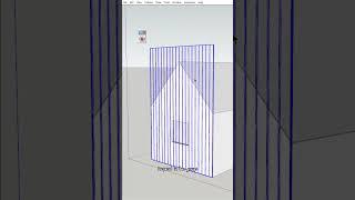 Sketchup Plugin(스케치업 루비[플러그인])(Curic Face Knife) #shorts
