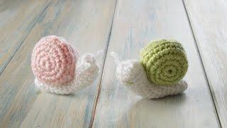 (crochet) How To Crochet a Snail - Yarn Scrap Friday