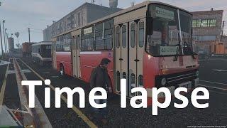 Gta v Ikarus mod - let's be bus driver! Manual gear box & rage transportation & Timelapse gtx 1080