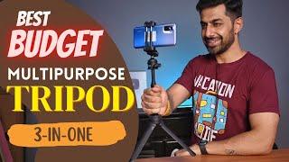 Best Budget Tripod for Mobile , DSLR & Action Cameras UNDER Rs1500 in India by Ulanzi Mt34