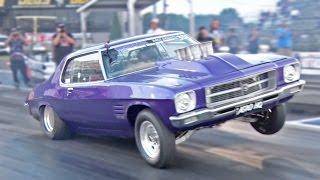 582ci Holden MONARO HQ on 3 WHEELS!