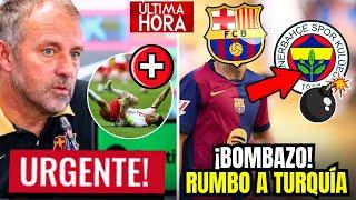 ️¡URGENTE! SE ENCIENDEN LAS ALARMAS EN EL FC BARCELONA | ¿JUGADOR IRÁ PARA TURQUÍA?|  3 REGRESOS