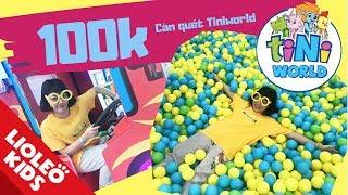 Thử thách 100k chị Lio càn quét khu vui chơi Tiniworld - Bé học tiếng Anh cùng Lioleo Kids