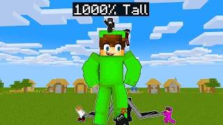 Olip Got 1000% TALL in Minecraft!