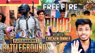 PUPG GANA SONG | GANA SALLU | FREE FIRE GAME AWARNESS JOLLY SONG | GANA SALLU MEDIA