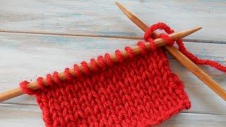 How to Knit Stitch (k) in Knitting