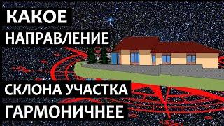 Как выбрать направление склона участка по Васту. Участок по Васту