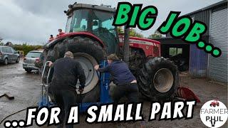 BIG JOB FOR A SMALL PART – MF 6499 ENGINE SENSOR FIX!