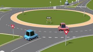 How to yield, enter and exit when using a roundabout