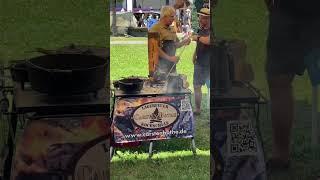 Cooking on fire  learn how to cook on open fire #shorts