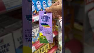 Jajan ultra milk minuman susu uht rasa taro #shorts #jajan