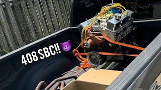 PICKED UP A 408 SBC FOR THE MONTE CARLO SS!