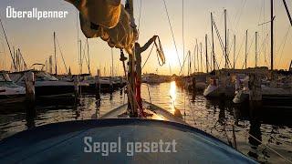 Segel gesetzt - zum Hafen von Travemünde | Vorbei an den großen Skandinavien-Fähren