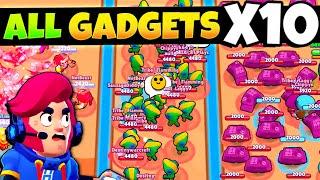 EVERY BRAWLERS Gadget X10  (satisfying)