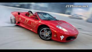 Ferrari F430 Spider drifting + donuts