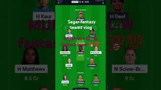 WPL MUM - GL fantasy team  | sagar fantasy teams vlog