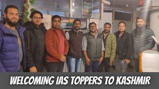 WELCOMING IAS TOPPERS TO KASHMIR