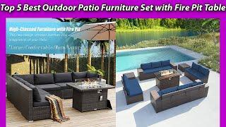 Top 5 Best Outdoor Patio Furniture Sets for Enjoying Fire Pit Enjoyment in 2023!