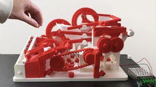 Satisfying 3D Printed Marble Machine Build