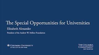 The Special Opportunities for Universities