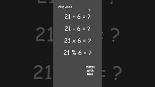 21st June - Date Arithmetic